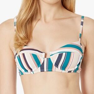 Roxy NWT Milady Sand Underwire Bikini Bra Top Size XS